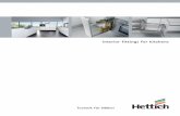 Interior fittings for kitchens - Home - Hettich · PDF fileunder copyright law. ... 150 and 200 mm and the runners have integrated Silent System. „No more waste of space ... Interior