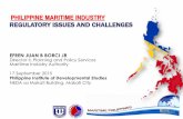 PHILIPPINE MARITIME INDUSTRY - Philippine Institute for ... · PDF fileSoutheast Asia propelling the Philippine maritime industry to ... Singapore 5.35 6. Greece 4.73 7. Malta 4.65