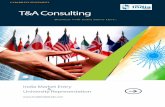 T&A Consulting -   Price Benchmarking ... • Potential tie-ups with corporates for internships and capacity building initiative ... 6 Nehru Place, New Delhi 110019