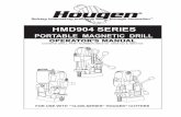 HMD904 SERIES - Hougen Manufacturing, The World · PDF fileListed below are the Part Numbers and Desciptions of the Hougen HMD904 Series. 0904101 ... Manufacturer reserves the right