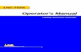 LNCT520i-Operator's Manual ENG-V04.00. · PDF file2 CNC OPERATION ... Rough Cutting Cycle 00 G71 G71 G73 Composite Constant Side Rough Cutting Cycle 00 G72 G72 G74 Composite Constant