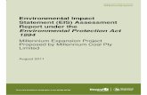 Millennium Expansion Project Environmental Impact Statement Assessment Report · PDF file · 2011-08-25This report provides an evaluation of the environmental impact statement (EIS)