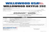 WILLOWOOD OXYFLO 2EC - Amazon S3 · PDF fileContains 2 pounds active ingredient per gallon. ... marshes or natural ponds, ... Willowood OxyFlo 2EC to fallow beds or fallow fields