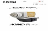 Operation Manual - CCIS | Engineered Finishing · PDF fileOperation Manual AGMDPRO ... Never aim a spray gun at any part of the body. ... TE40 AGMDPRO-102-TE40C-K High Efficiency TE40C
