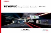 Just fitting with the needs of customer - JTEKT · PDF fileJust fitting with the needs of customer "Further expanding TOYOPUC series in FA solution" ... Ex1 Information processing