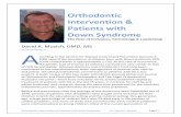 Orthodontic Intervention Patients with Down …berningaffiliates.com/wp-content/uploads/DrDavidMusich...Orthodontic Intervention & Patients with Down Syndrome Dr. David R. Musich Page