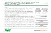Oregon 4-H Clothing Construction Fact Sheets: Casings · PDF fileOregon 4-H Clothing Construction Fact Sheets: ... Applied casings are applied on top of a particular area of a garment