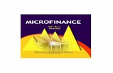 MICROFINANCE - · PDF fileMicrofinance has emerged as an independent branch of study, ... each chapter, multiple choice questions with most appropriate answers, short answer type questions