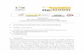 PhD Proposal 1. Names and email addresses - · PDF filePhD Proposal University for ... Doctoral Research Supervision Team: Names and email addresses ... purpose of the research is