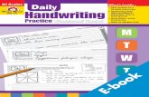 All Grades What’s Inside Daily Practice · PDF fileletter formation & placement, letter & word spacing • Write letters, words, & sentences • Make an alphabet book ALL GRADES