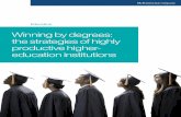 Winning by degrees: the strategies of highly productive ... · PDF filegraduates within existing state and student financial ... of highly productive higher-education ... of highly