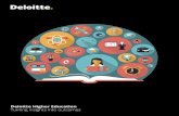 Deloitte Higher Education Turning insights into outcomes · PDF fileDeloitte Higher Education Turning insights into outcomes. ... On these disruptive issues in higher education, think