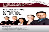 DEVELOPING LEADERS IN HIGHER EDUCATION · PDF fileDEVELOPING LEADERS IN HIGHER EDUCATION t t ... including technology, ... Tammy also coordinates the human resource strategic plan