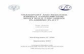 TRANSPORT AND REDUCED ENERGY CONSUMPTION: WHAT ROLE · PDF filetransport and reduced energy consumption: ... transport and reduced energy consumption: what role can urban planning