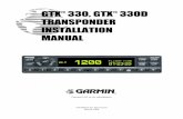 GTX 330, GTXTM 330D TRANSPONDER …mstewart.net/Downloads/GTX330_IM.pdfGTX 330 Installation Manual Page v 190-00207-02 Revision F LIST OF ILLUSTRATIONS FIGURE PAGE 2-1 Antenna Installation