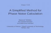 A Simplified Method for Phase Noise Calculation - Sharifee.sharif.edu/~rfic-AliF/Notes/A Simplified Method for Phase Noise... · Single Tone ISF SpectreRF M ... methods and measurements