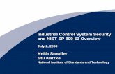 Industrial Control System Security and NIST SP 800-53 ... · PDF file• Program Leader of the Industrial Control System Security and ... Fault tolerance ... activity within the information