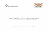 South African ICD-10 Coding Standards Codings/SA_ICD-10_Coding... · South African ICD-10 Coding Standards ... Code Z39.1 Care and examination of lactating mother should be used when