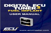 DIGITAL ECU TUNER 3 Fuel Implant- User Manual ECU Tuner III - FIT Manual...DIGITAL ECU TUNER 3 + 1 2 V ... On the picture below, there is a diagram of the co-division of the temperature’s