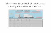 Electronic Submittal of Directional Drilling Information · PDF fileDirectional Data Requirements for Forms 2, 4, and 5 for Directional Wells 1) Application for Permit to Drill, Form