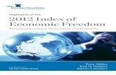Highlights of the 2012 Index of Economic Freedom - · PDF fileThe Heritage Foundation ... Overall Score in the 2012 Index of Economic Freedom Each circle represents ... China India