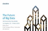 The Future of Big Data - · PDF fileand Real-Time. Leading performance ... CP Public Sector. ... NetApp AutoSupport processes 600,000+ “phone home” transactions weekly to offer
