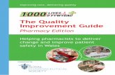 The Quality improvement guide, pharmacy ... - 1000 Lives · PDF fileThe 1000 Lives Plus Quality Improvement Guide / Pharmacy Edition 3 Foreword Improving the safe and effective use