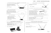 TV - FM ANTENNAS - Philmore/Datak 133.pdf133 TV - FM ANTENNAS ULTRA MODERN ALL - CHANNEL VHF/UHF/FM ANTENNA New stream lined design of this antenna provides low profile, pleasing appearance.