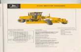 670A MOTOR GRADER - John Deere · PDF file670A MOTOR GRADER ENGINE PERFORMANCE Ib-It 280 ... you position blade for 90-degree bank cuts, left ... Full hydraulic power system. Steering