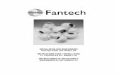 INSTALLATION AND MAINTENANCE … Fan. Mount Fan. ... 2 Fantech FR Series Installation Manual. ... rate installation instruction replacing steps 1 through 4. 1.