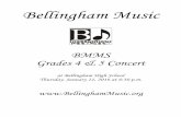 BMMS January Concert 2016 - Bellingham Music ... · PDF fileClarinet Alyssa Lacroix Emily DeLuca ... Luke Perier Corey Perkins Christian Perrone ... BMMS January Concert 2016