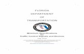 FLORIDA DEPARTMENT OF  · PDF fileFLORIDA DEPARTMENT OF TRANSPORTATION Minimum Specifications for Traffic Control Signals and Devices July 2010 ... A615-1 Description