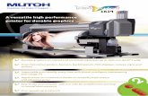 Creation, we make it happen 1614 - NORD · PDF fileCreation, we make it happen ... ... ValueJet 1614 accepts 440 and 220 ml Eco-Solvent Ultra ink cassettes. Mutoh Eco Ultra inks are