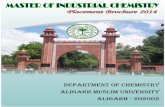 MASTER OF INDUSTRIAL CHEMISTRY - Aligarh Muslim · PDF fileand post graduates programmers of Master of Industrial Chemistry is one. ... ICM-X002 Pulp And Paper Technology ... ICM-X0V1