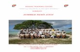 SUMMER NEWS 2009 - Marine Training Centre Kiribati TRAINING CENTRE NEWS AU… · SUMMER NEWS 2009 Marine Training Centre, Betio, Tarawa, Kiribati Tel: ++ 686 26400, Fax: ++ 68626561