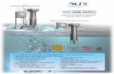 ATS-186K SERIES - Aqua T maximum design flow rate. Contact ATS for application design and UV sizing criteria. The ATS-186K UV System has been Tested and Validated per UVDGM by an