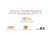 Access Audit Report - Home Page :: Department of ...disabilityaffairs.gov.in/upload/uploadfiles/files/24_ REPORT... · Access Audit Report Assam Secretariat – Block ‘D’ Guwahati,