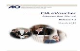 Disrict Court Documentation CJA eVoucher System is a web -based solution for submission, monitoring and management of all Criminal Justice ACT (CJA) functions.