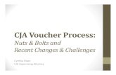 CJA Voucher Process - cacd. Voucher End‐to‐End Process Attorney or Expert Submits Voucher Mathematical and Technical Review. Create CJA 6x Voucher Enter voucher data in system