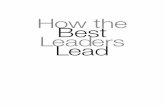 How the Best Leaders Lead New - Brian Tracymedia.briantracy.com/downloads/htbll_chap1.pdf ·  · 2011-10-11How the best leaders lead : ... Communicate with Power 177 CHAPTER 9 The