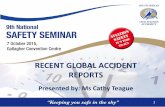 RECENT GLOBAL ACCIDENT REPORTS - South African … Seminars and Presentations/Rece… ·  · 2015-10-07•Recent Global Accident Statistics ... •Malaysia Airlines Flight 370 (MH370/MAS370)
