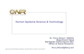 Human Systems Science & Technology - NASA 06 01 ONR34 Overview for... · Human Systems Science & Technology ... Air Warfare and 35 Collaboration ... 13 student and 2 instructor stations