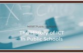 1-The History of ICT in Public Schoolssts.sydneyr.det.nsw.edu.au/files/CC/induction/1-The_History_of_ICT... · The History of ICT in Public Schools...as recalled by Stu Hasic. From