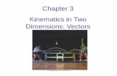 Chapter 3 Kinematics in Two Dimensions; Vectorsuregina.ca/~barbi/academic/phys109/2008/2008/notes/...Then, at t = 0 we have: x0 = 0 initial velocity = Vx0 a = 0 Using equation 2.12