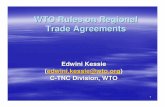 WTO Rules on Regional Trade Agreements - UNITAR Rules on Regional Trade Agreements ... Outline of Presentation The Non -Discrimination Principle ... – India argued that the guiding