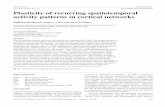 Phys. Biol. 4 Plasticity of recurring spatiotemporal activity patterns in · PDF file · 2016-02-01Plasticity of recurring spatiotemporal activity patterns in cortical networks ...