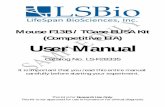 User Manual - lsbio.com fileCatalog No. LS-F28335 ... Use with other sample types is not supported. Detection: Colorimetric - 450nm ... This kit is not approved for use in humans or