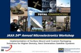 JAXA 24th Annual Microelectronics Workshop Components Group Total Parts Program Management . Engineering ... 14 TCS Proprietary & Confidential © 2011 TeleCommunication Systems, Inc.