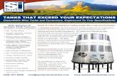 Wine Tanks - Spokane  · PDF fileCustom Tank Features ... - Complete stainless steel and carbon steel fabrication segregation ... Tank setting and erection Pad mounting