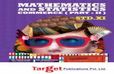 Std 11 Commerce, Mathematics and Statistics - II, · PDF file · 2016-07-01beginning of every chapter. • Covers answers to all textual and miscellaneous exercises. ... (Based on